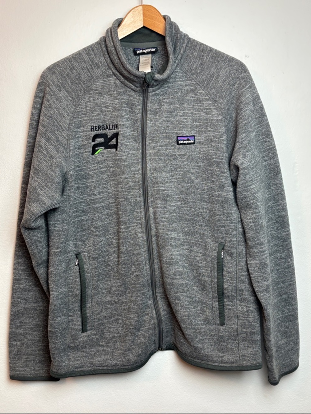 Patagonia Men’s Medium Better Sweater Full-Zip Gray Fleece Jacket Outdoor‎